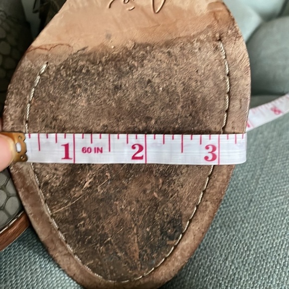 Joie Grey Snakeskin Heeled Ankle Boot - Picture 14 of 15